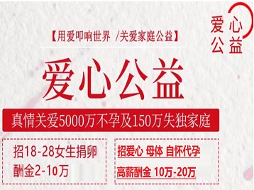 平阴捐卵助孕生子 爱心志愿者招募